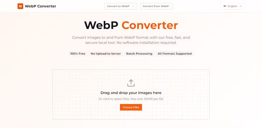 WebP Converter screenshot 1