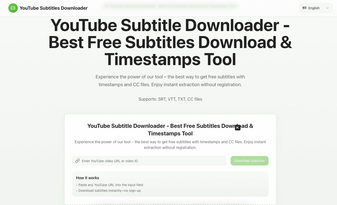 subtitle downloader screenshot 1