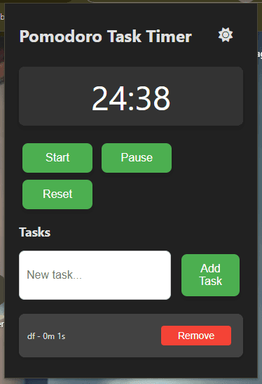 Pomodoro with Task Management screenshot 1