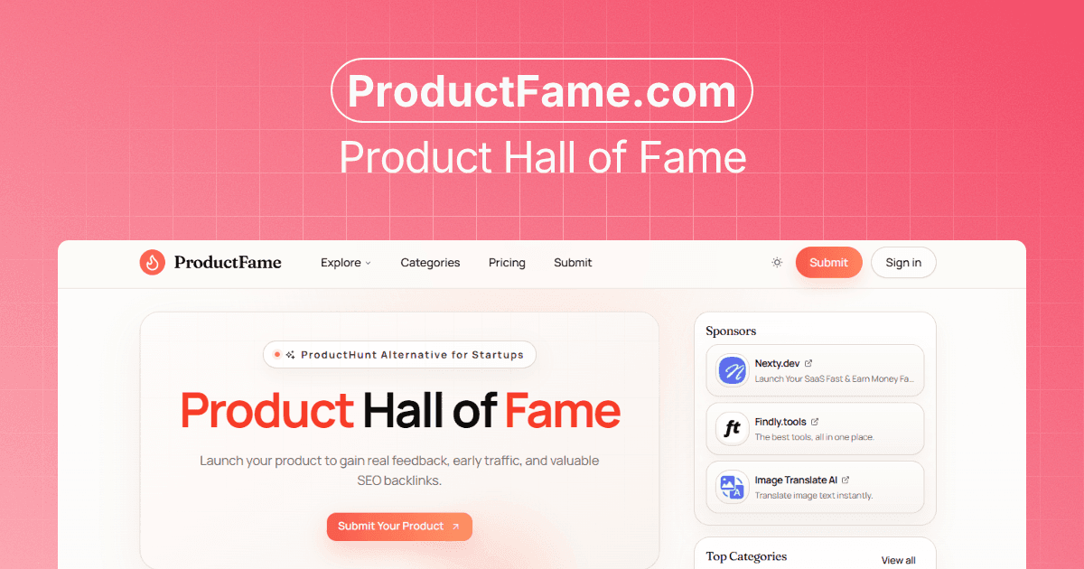 ProductFame screenshot 1