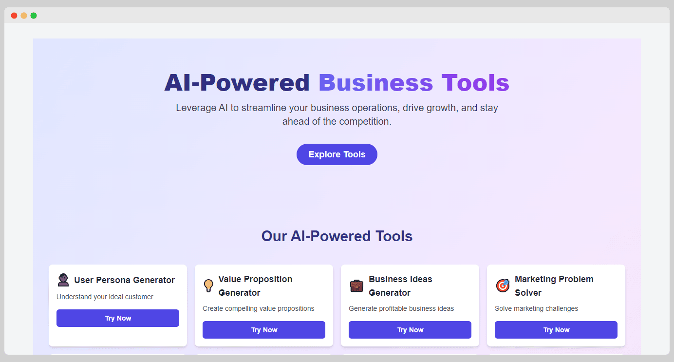 Gemini Business Tools screenshot 1