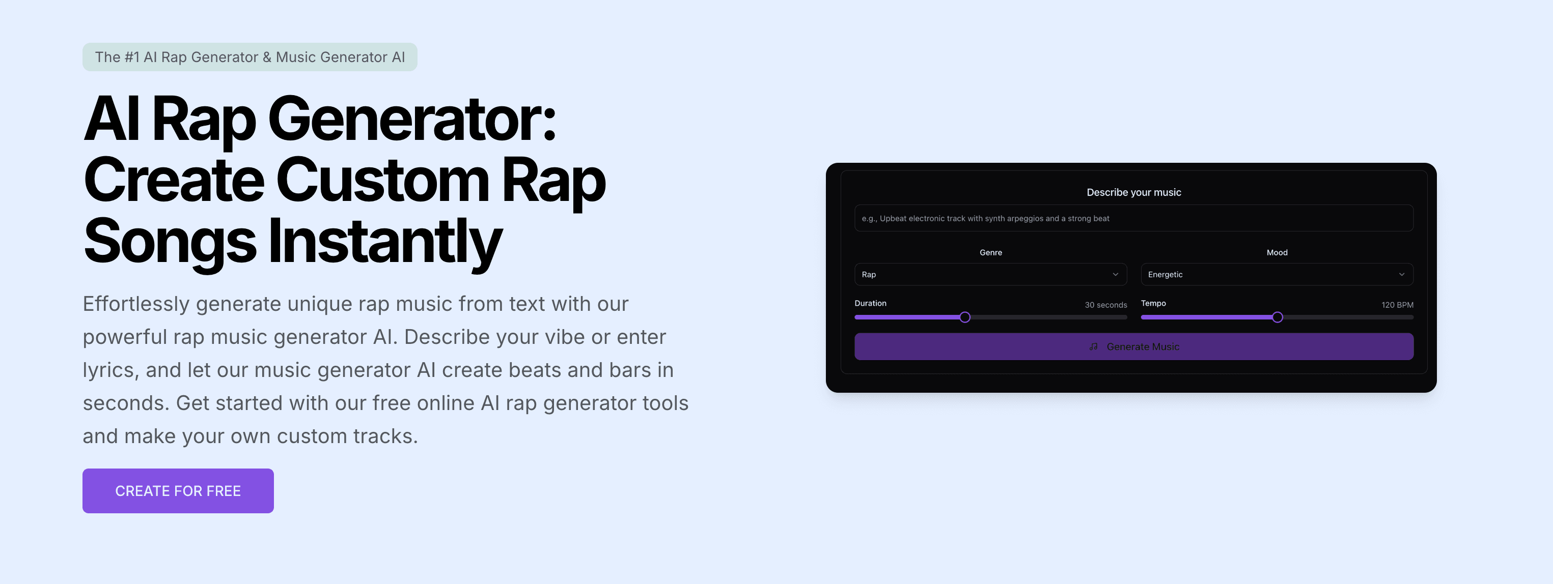 AI Rap Generator screenshot 1