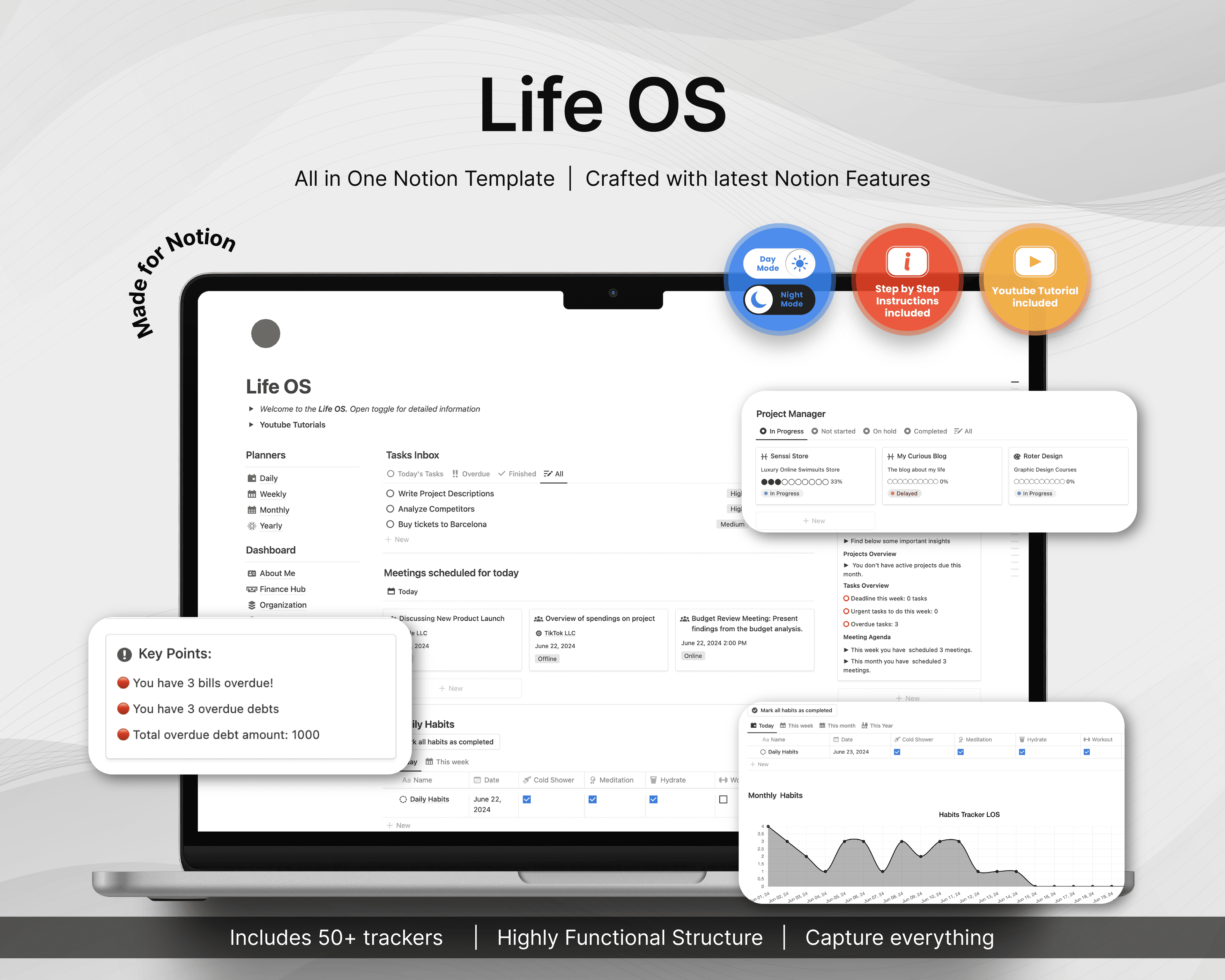 Life OS Notion Template screenshot 1