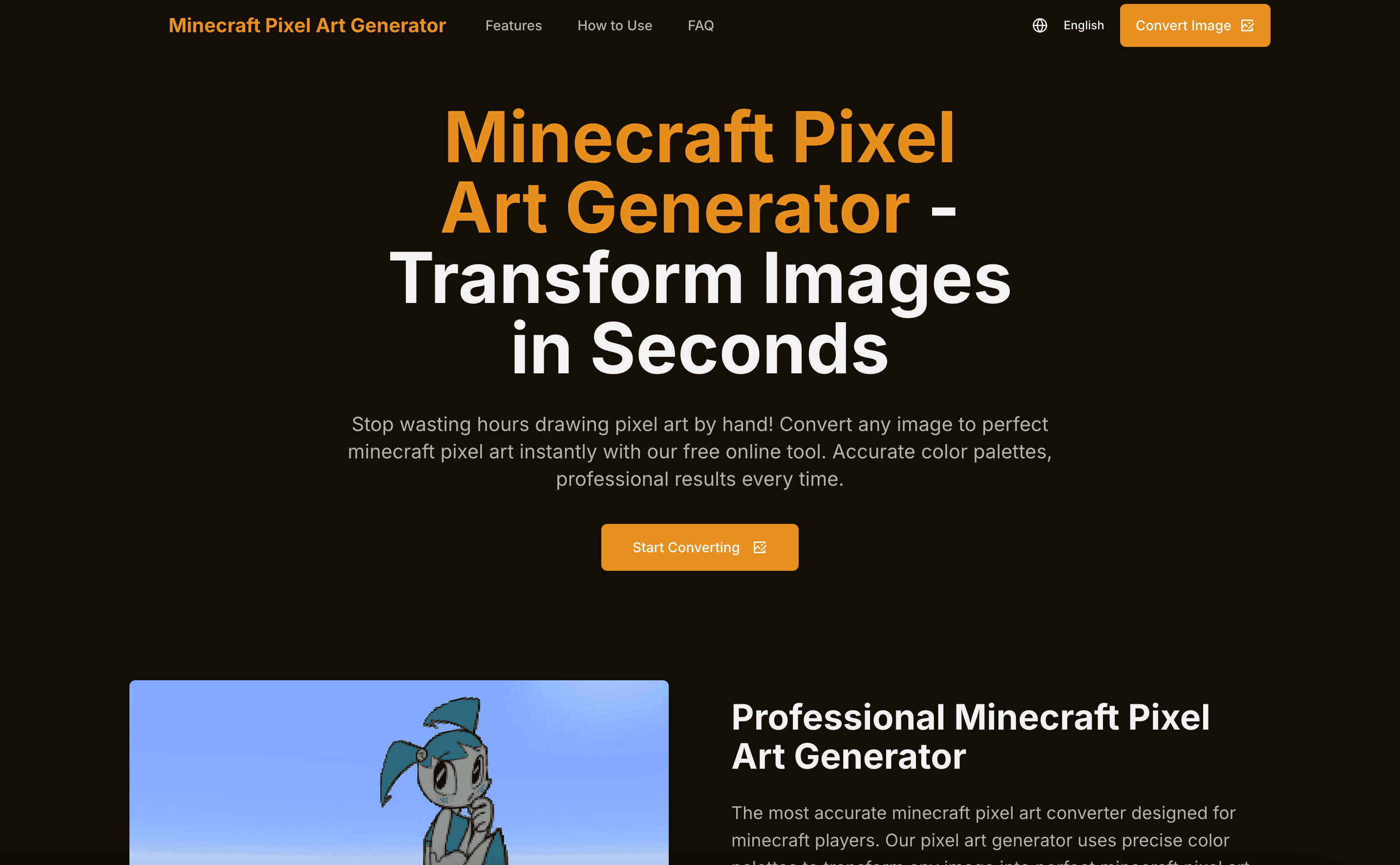 Minecraft Pixel Art screenshot 1