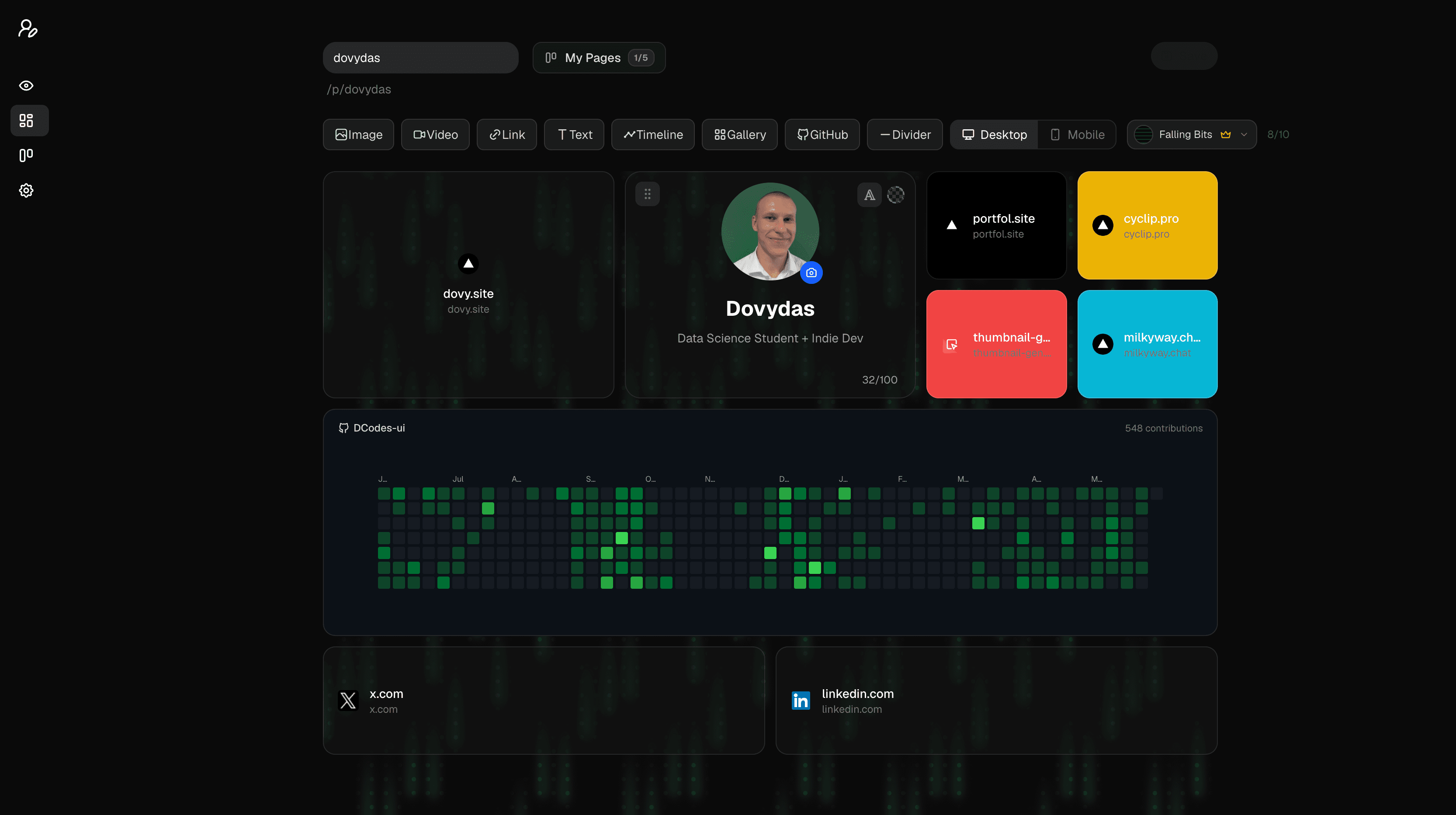 Portfol screenshot 1