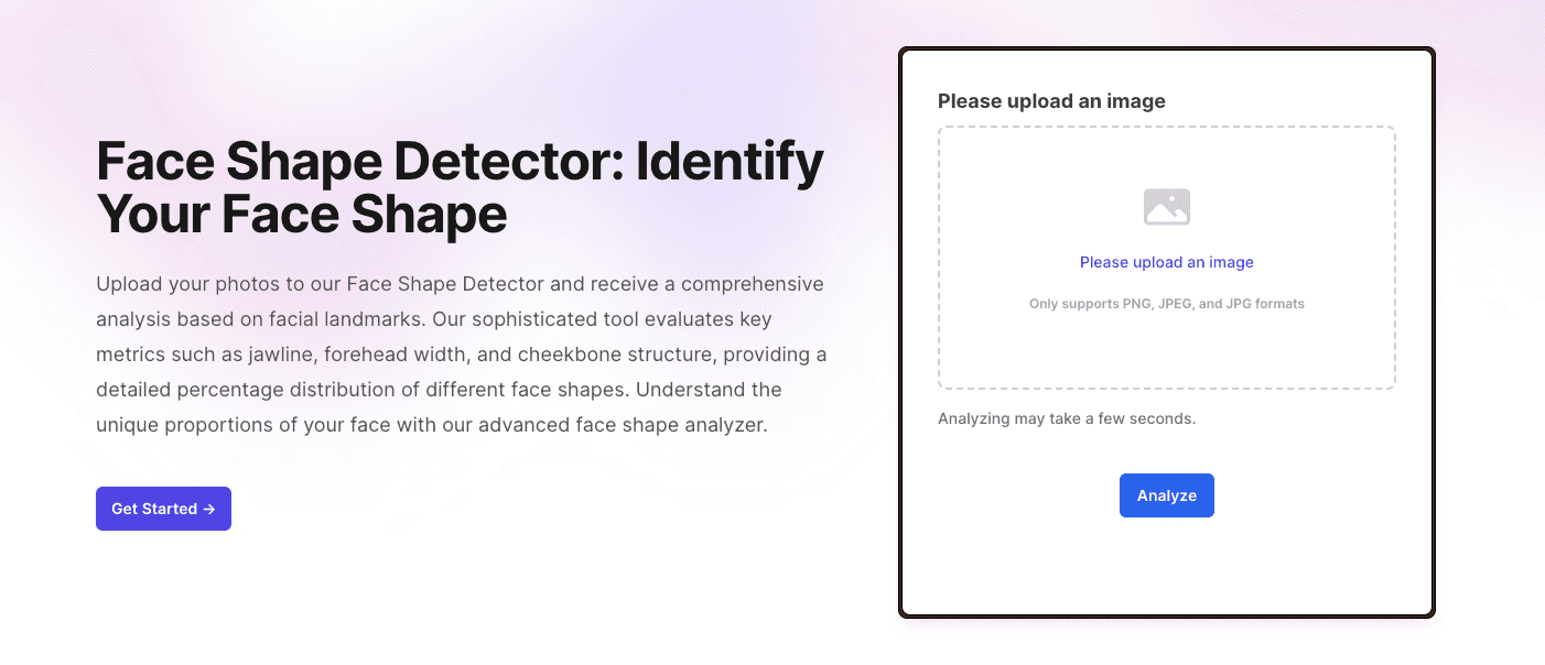 Face Shape Detector screenshot 1