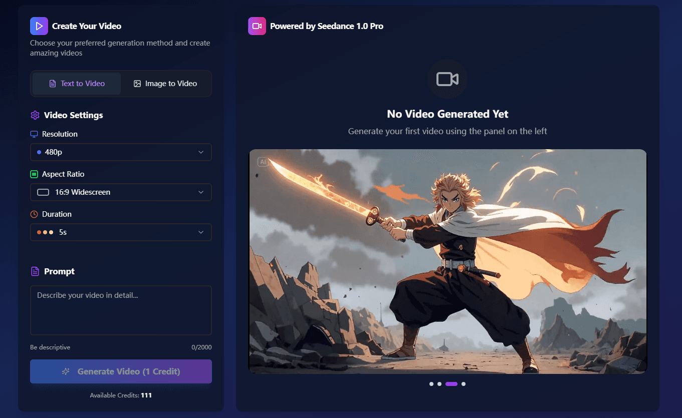 Seedance screenshot 1