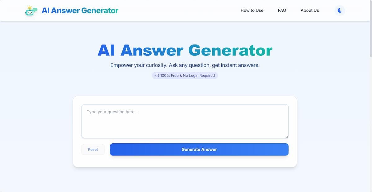 AI Answer Generator screenshot 1