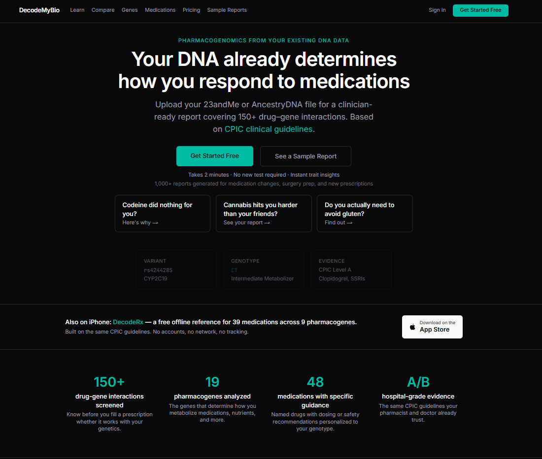 DecodeMyBio screenshot 1
