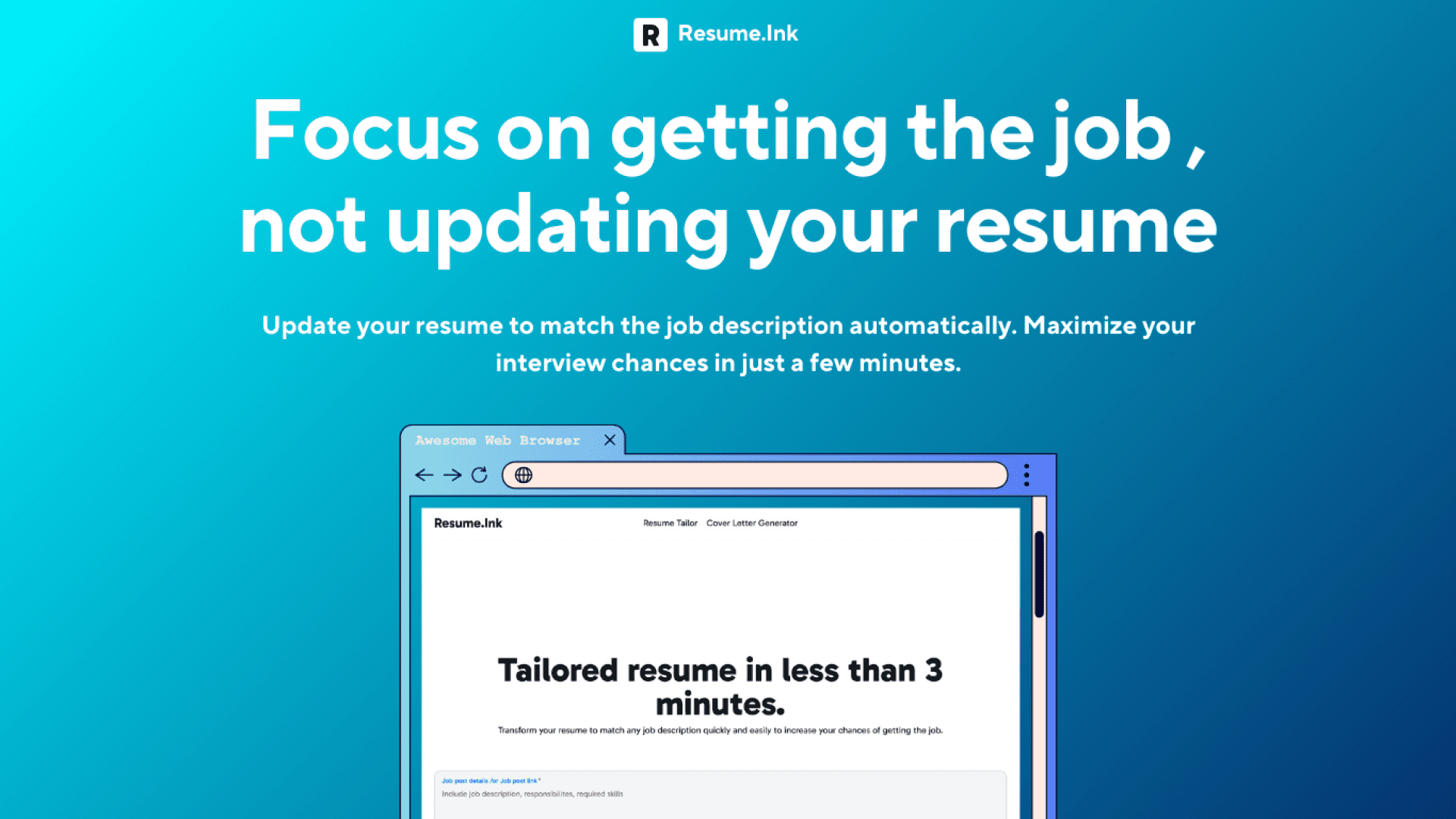 Resume Ink screenshot 1