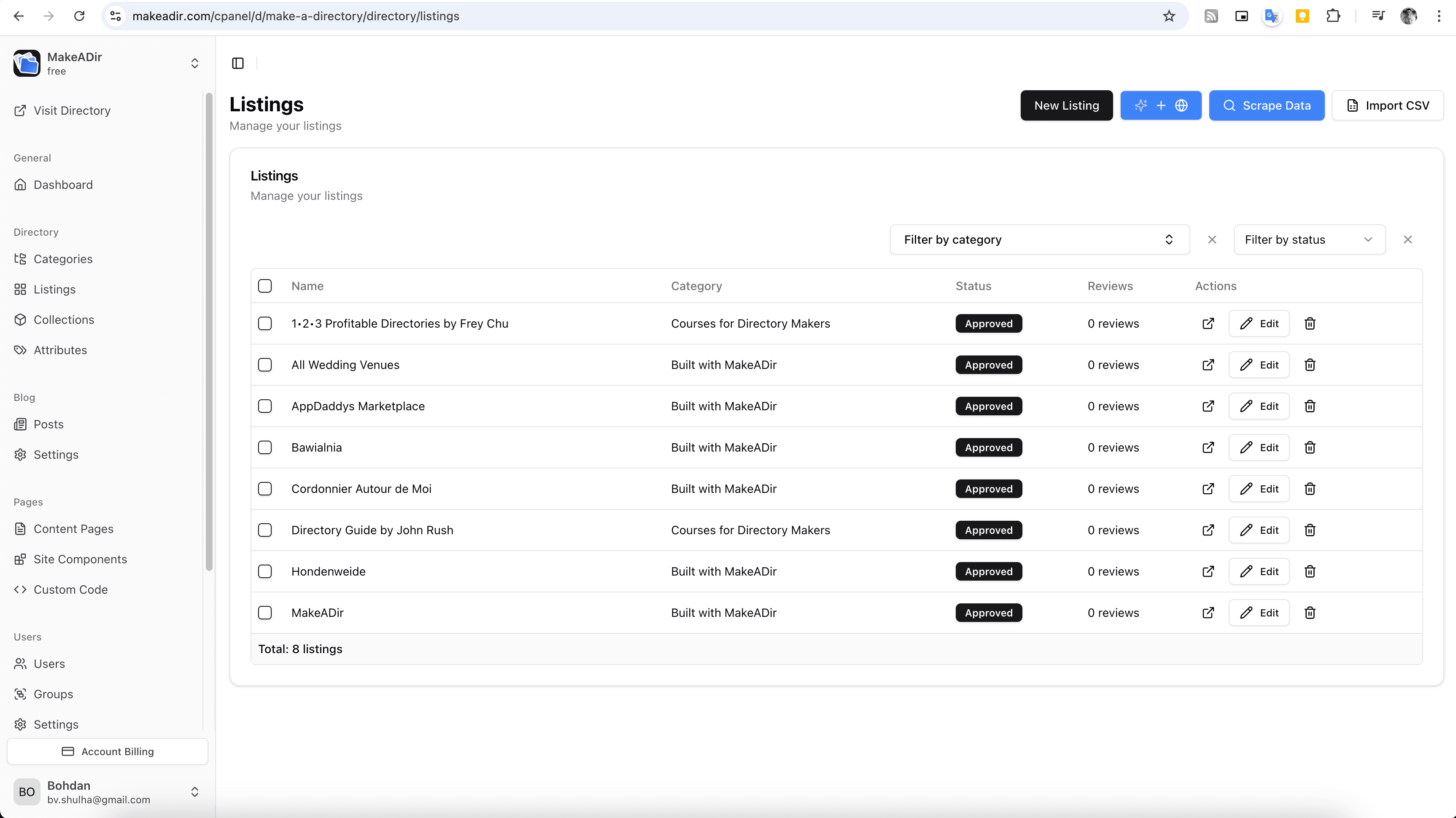 MakeADir screenshot 1