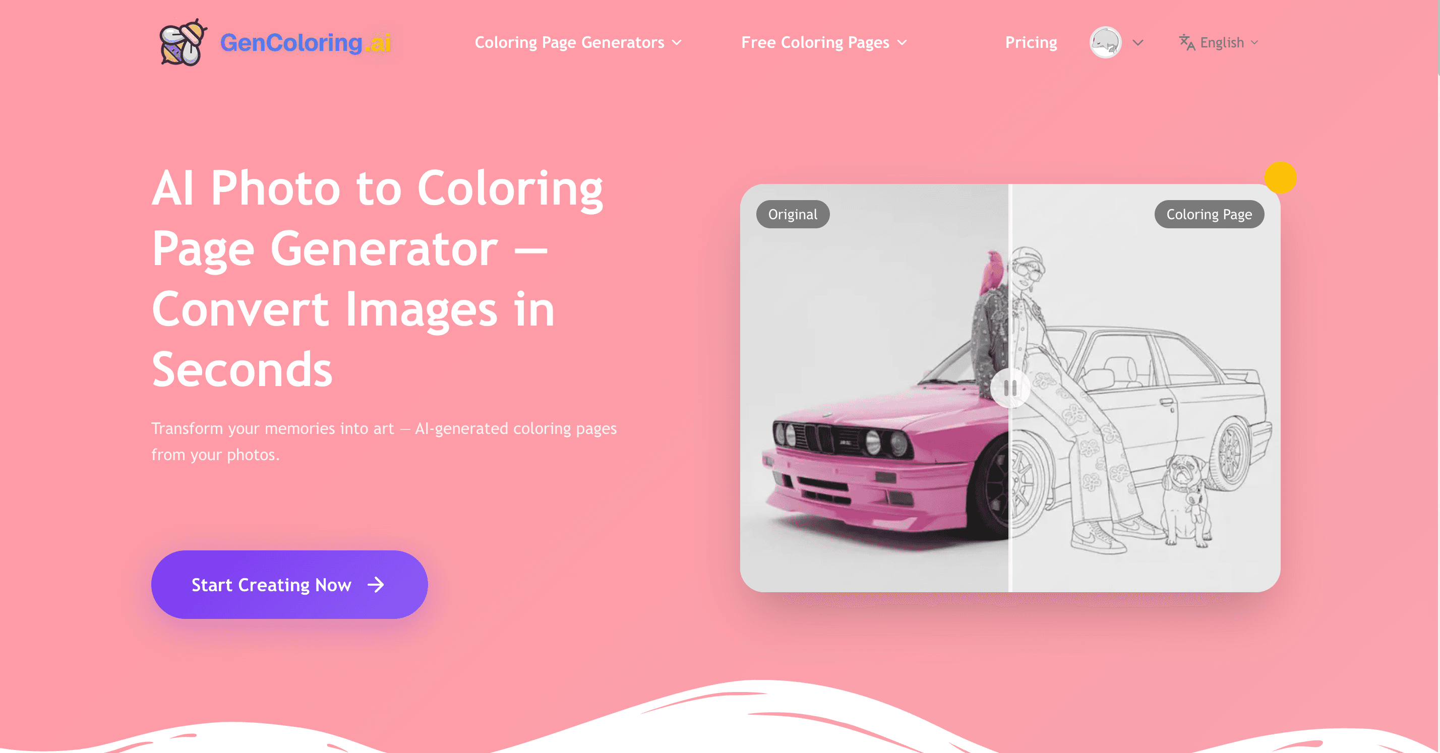 ai coloring page generator screenshot 1