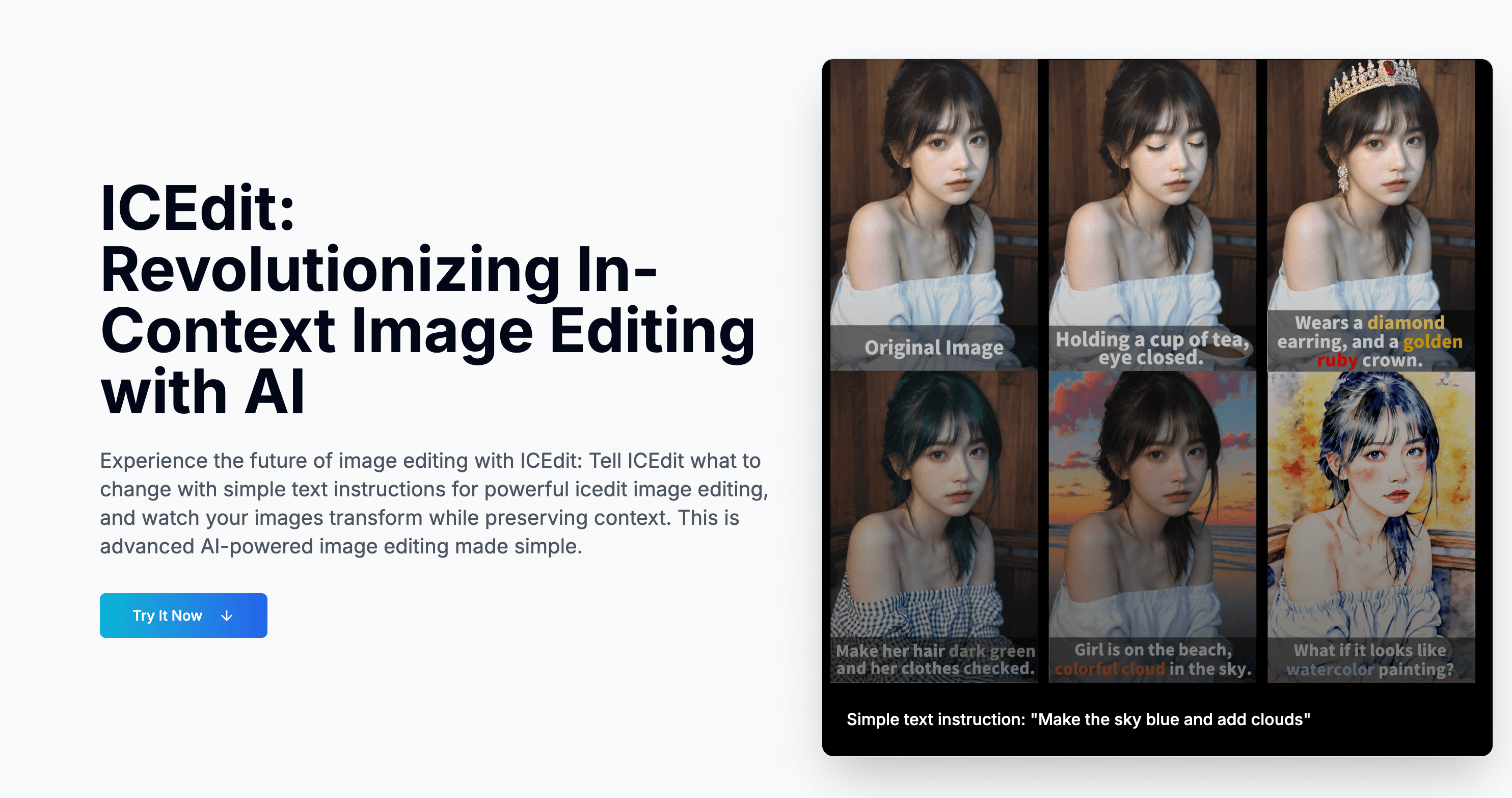 icedit image Editing AI screenshot 1