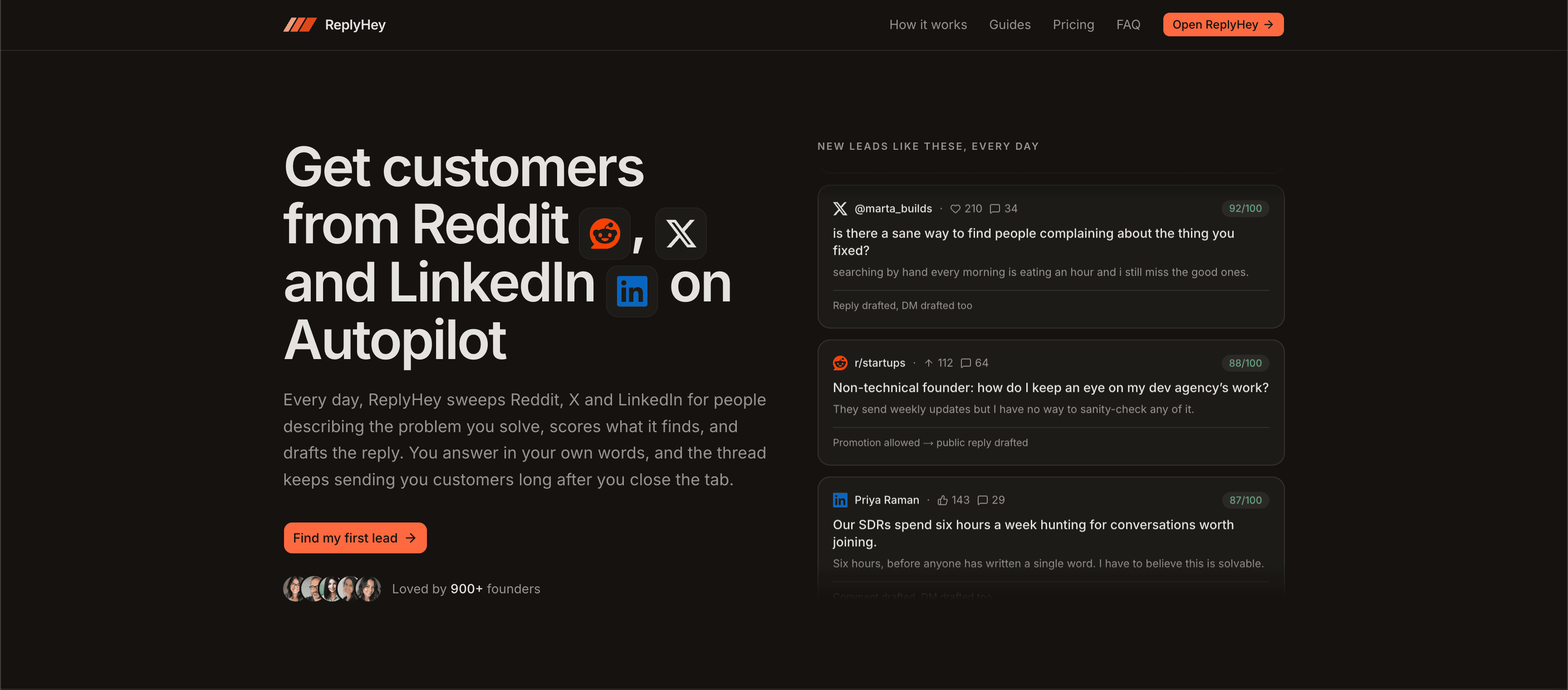 ReplyHey screenshot 1