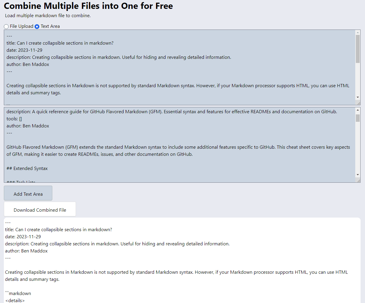 Markdown Toolbox screenshot 1