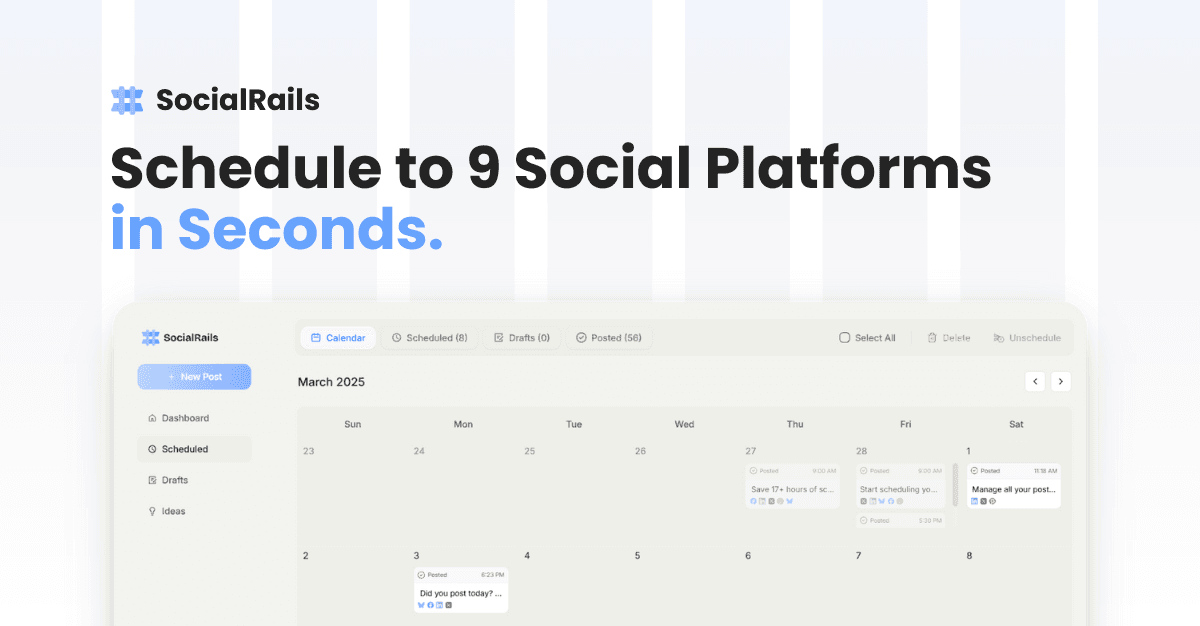 SocialRails screenshot 1
