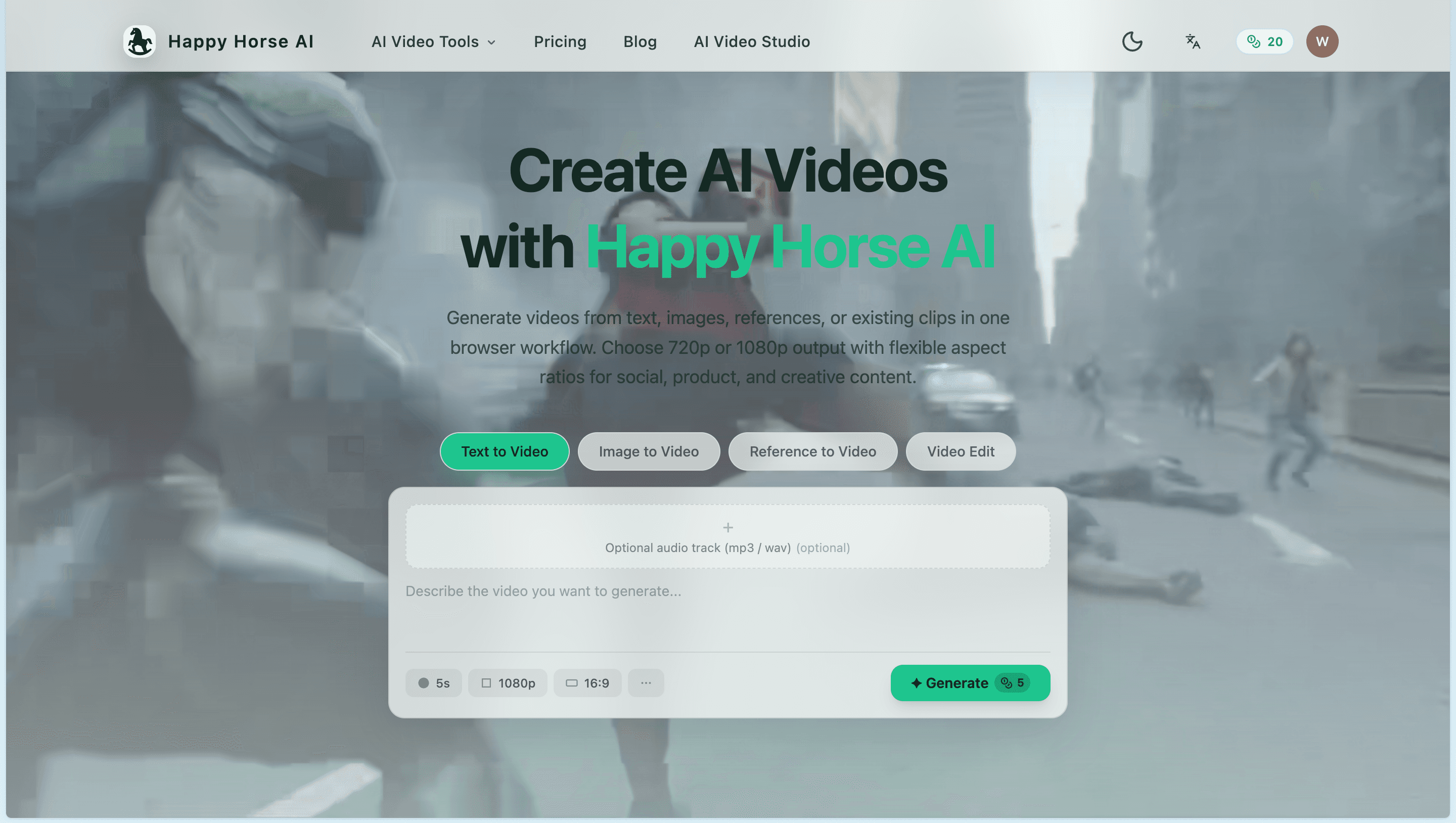 Happy Horse AI Studio screenshot 1