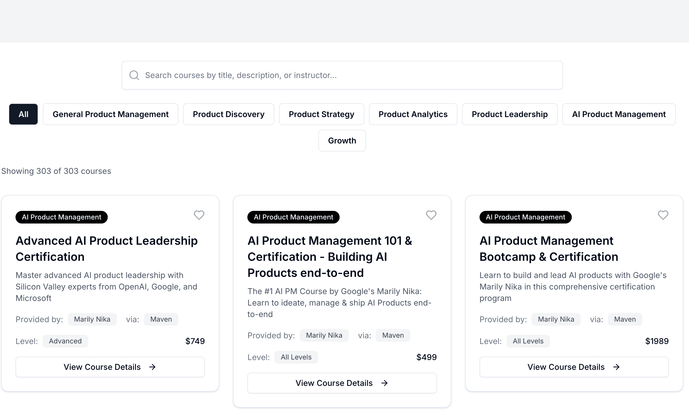 Product Manager Courses screenshot 1