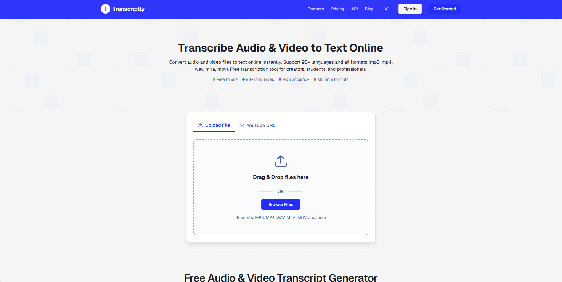 Transcriptly screenshot 1