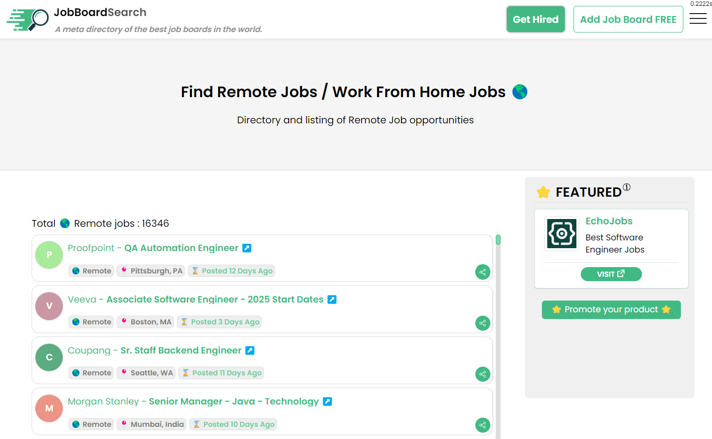 JobBoardSearch 🔎 screenshot 1