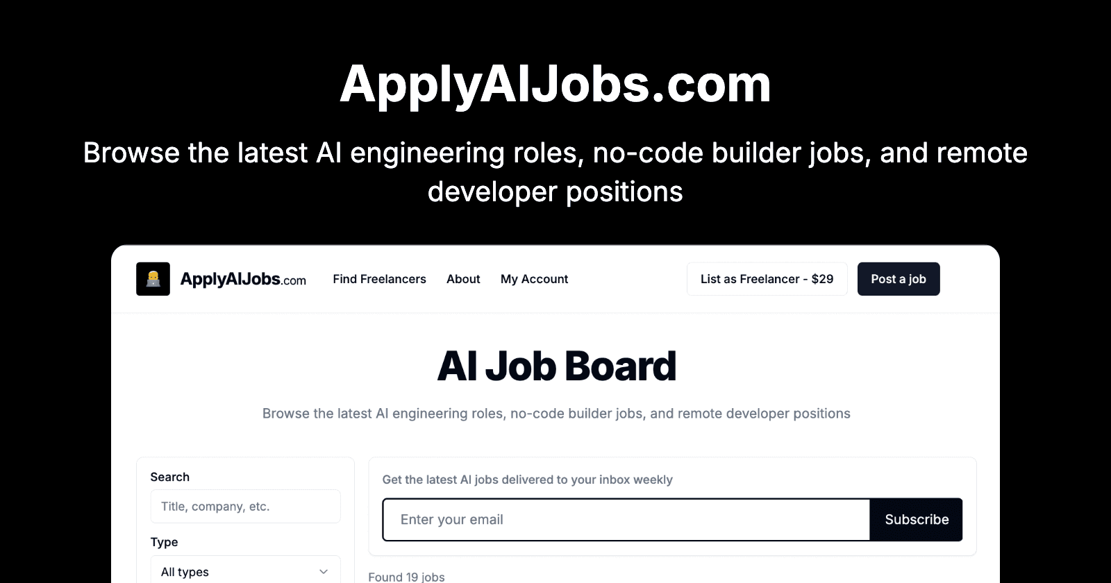 ApplyAIJobs.com screenshot 1