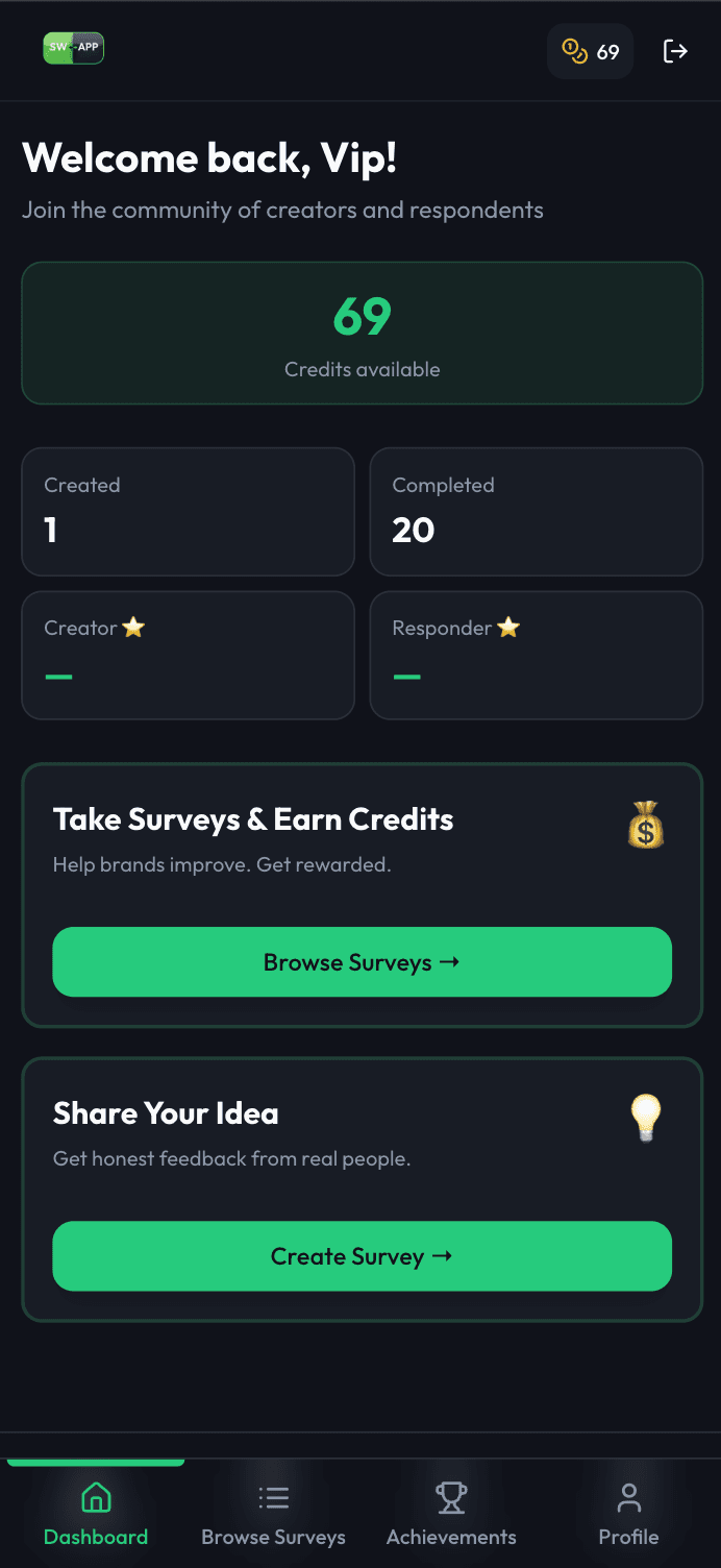SWapp screenshot 1