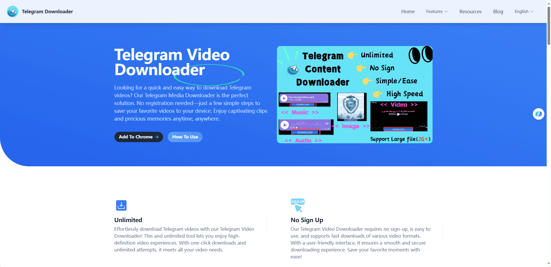 Free Telegram Video Downloader Online -  screenshot 1