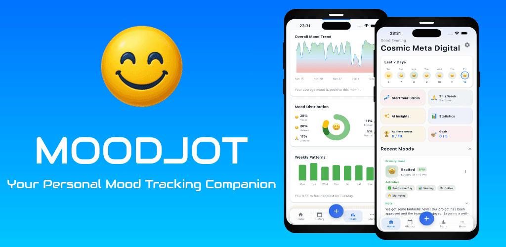 MoodJot screenshot 1