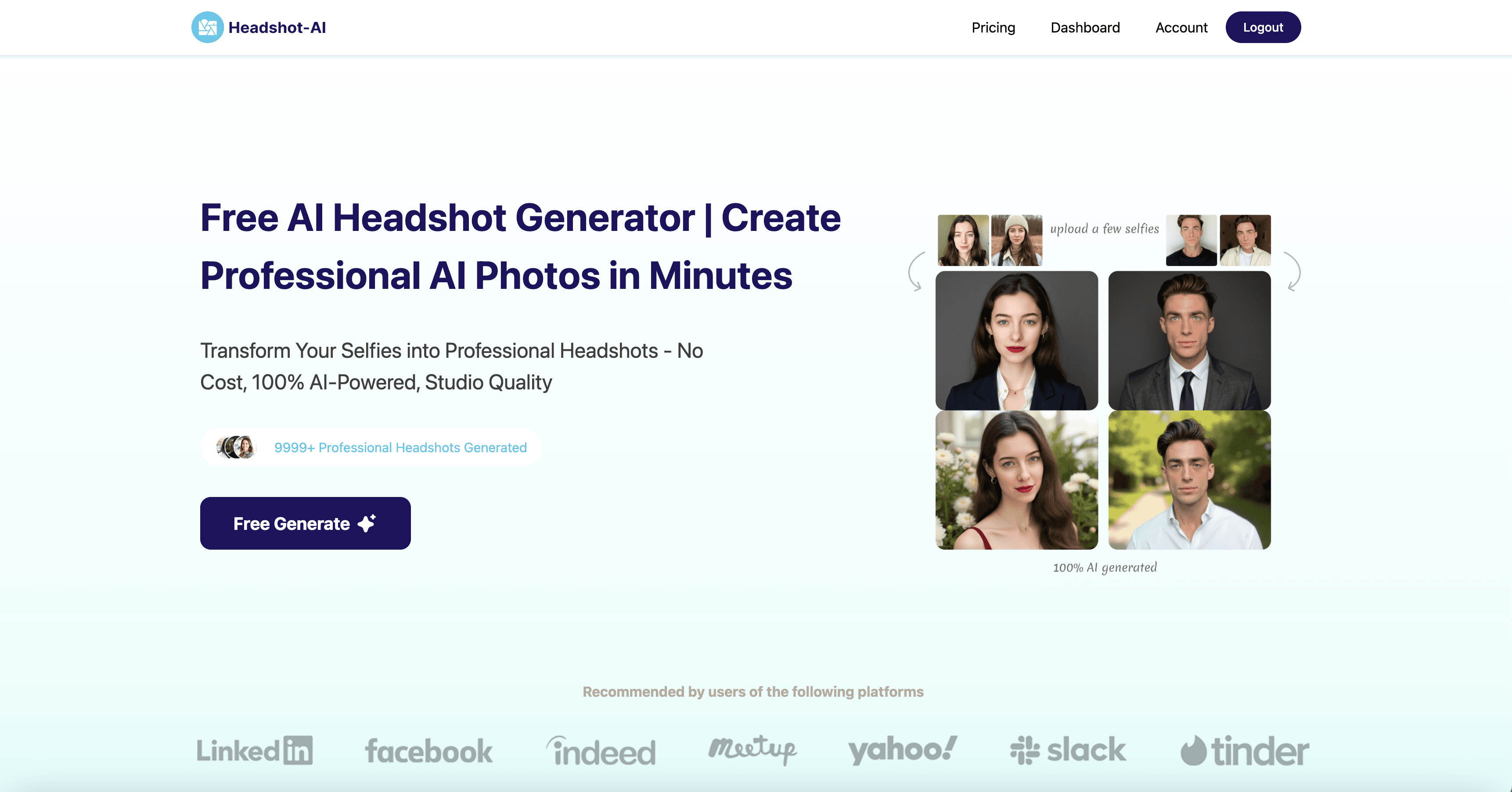 Headshot-AI screenshot 1