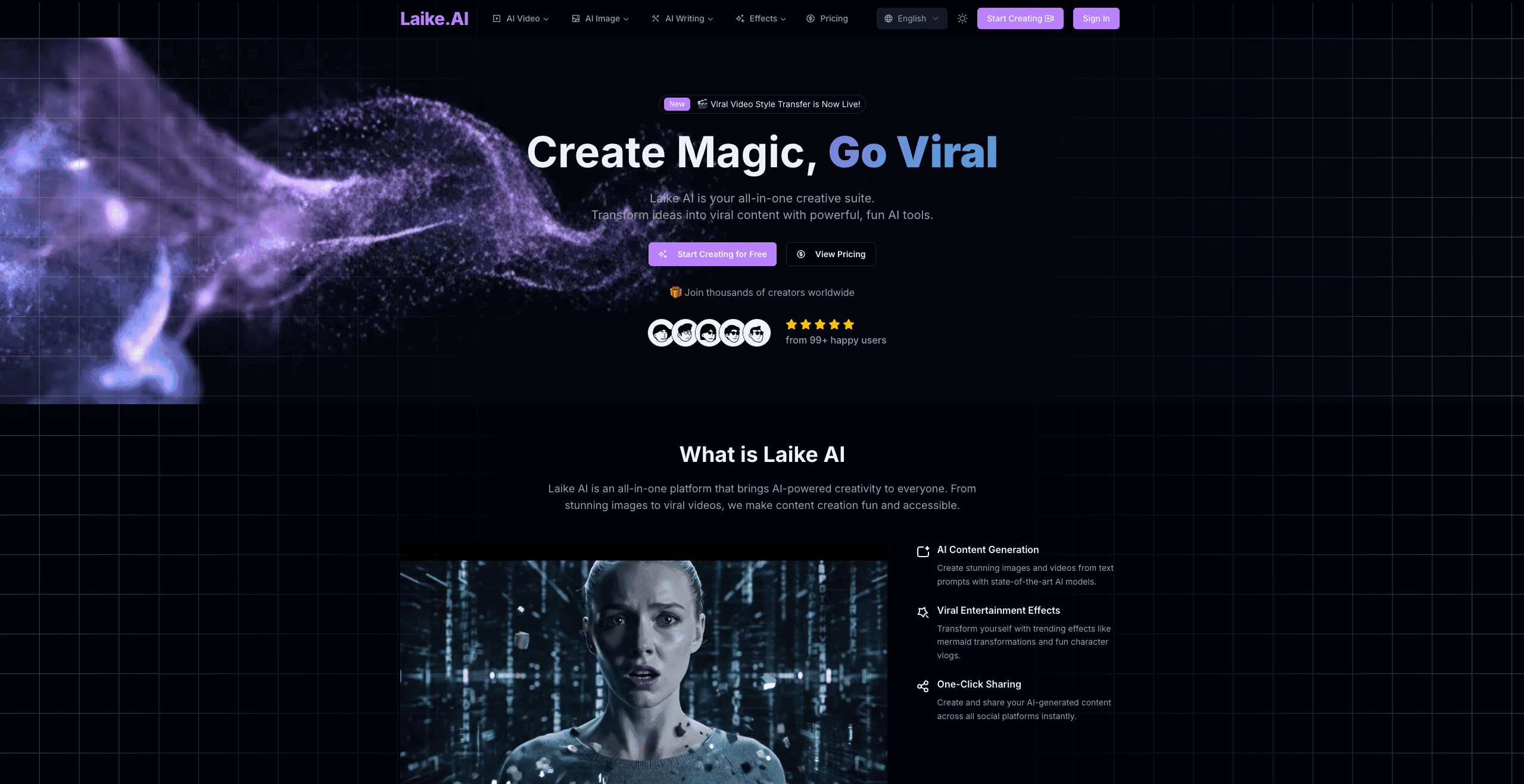 Laike AI – All-in-One AI Video Generator screenshot 1