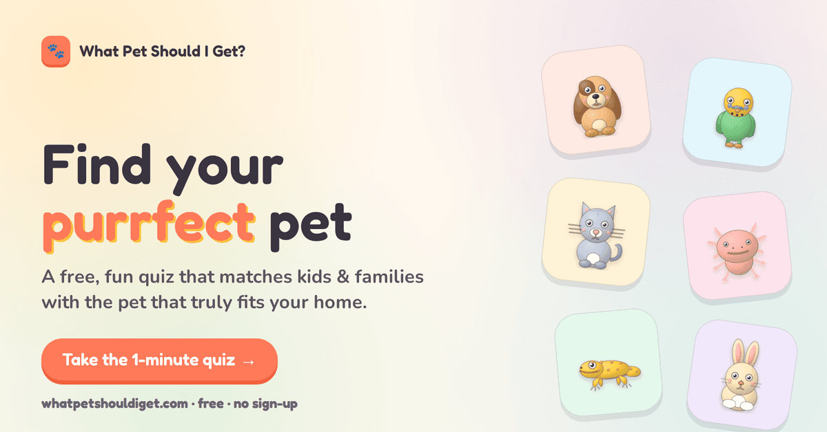 What Pet Should I Get - Pet Resources screenshot 1