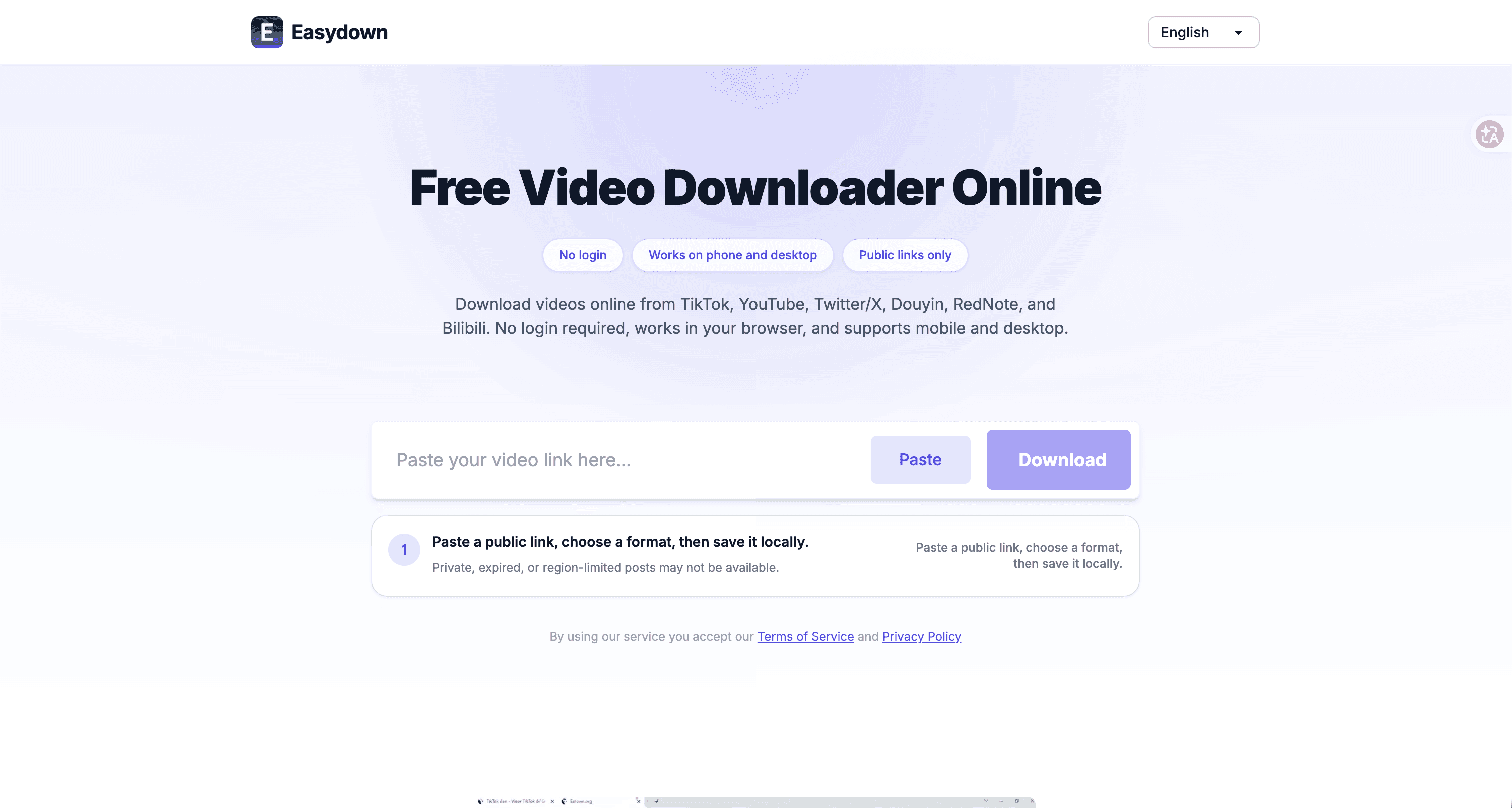 Easydown screenshot 1