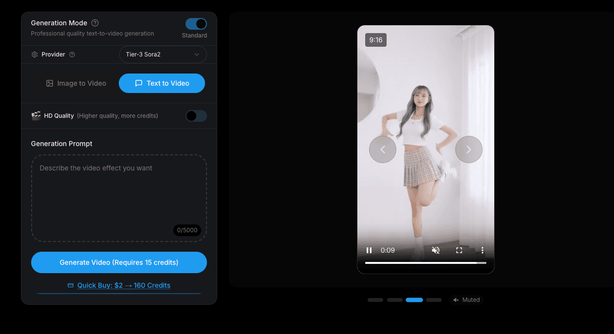sora2 video generator screenshot 1