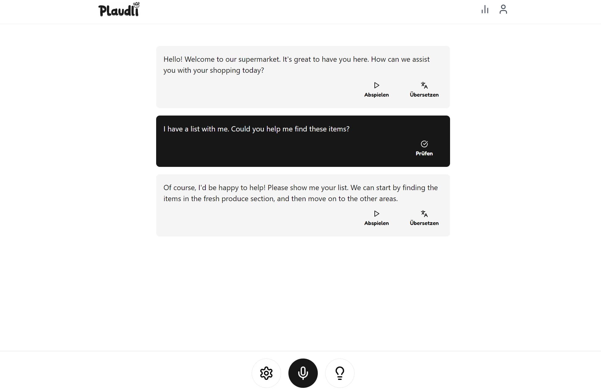 Plaudli screenshot 1