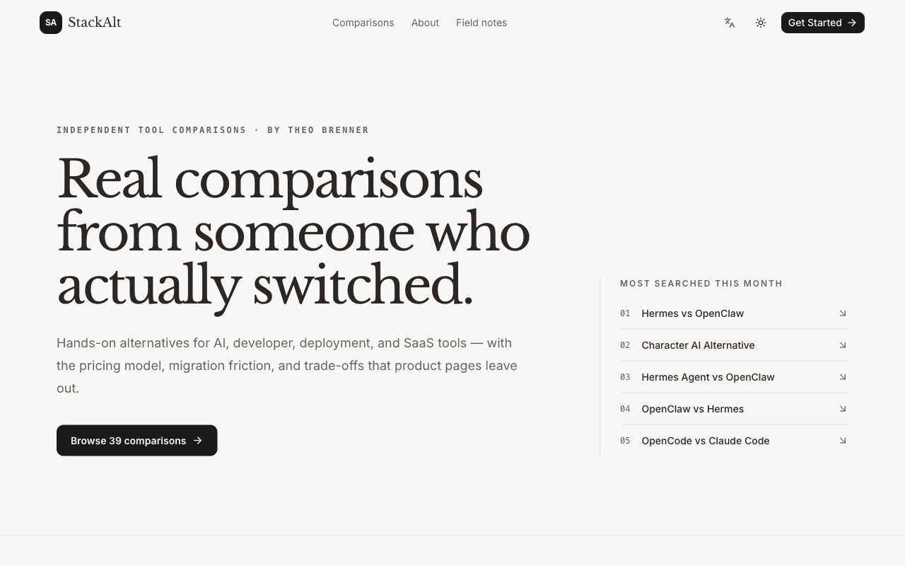 StackAlt screenshot 1