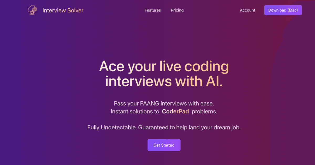 Interview Solver screenshot 1