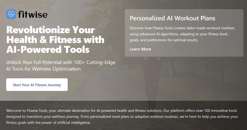 Fitwise.tools screenshot 1