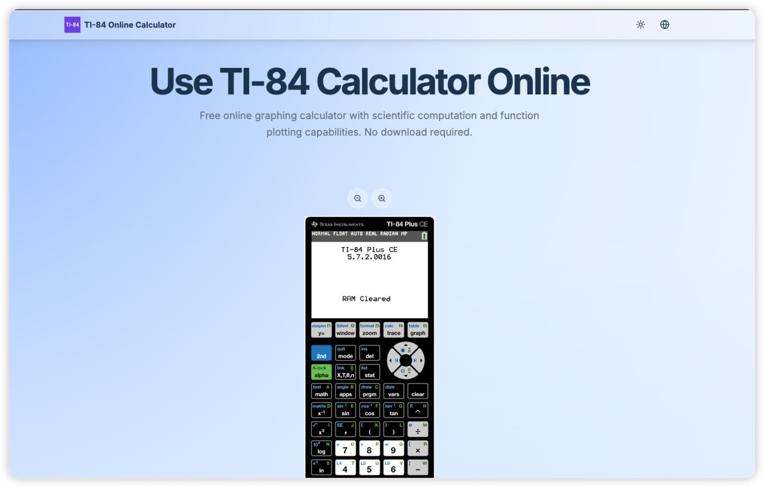 TI 84 calculator screenshot 1