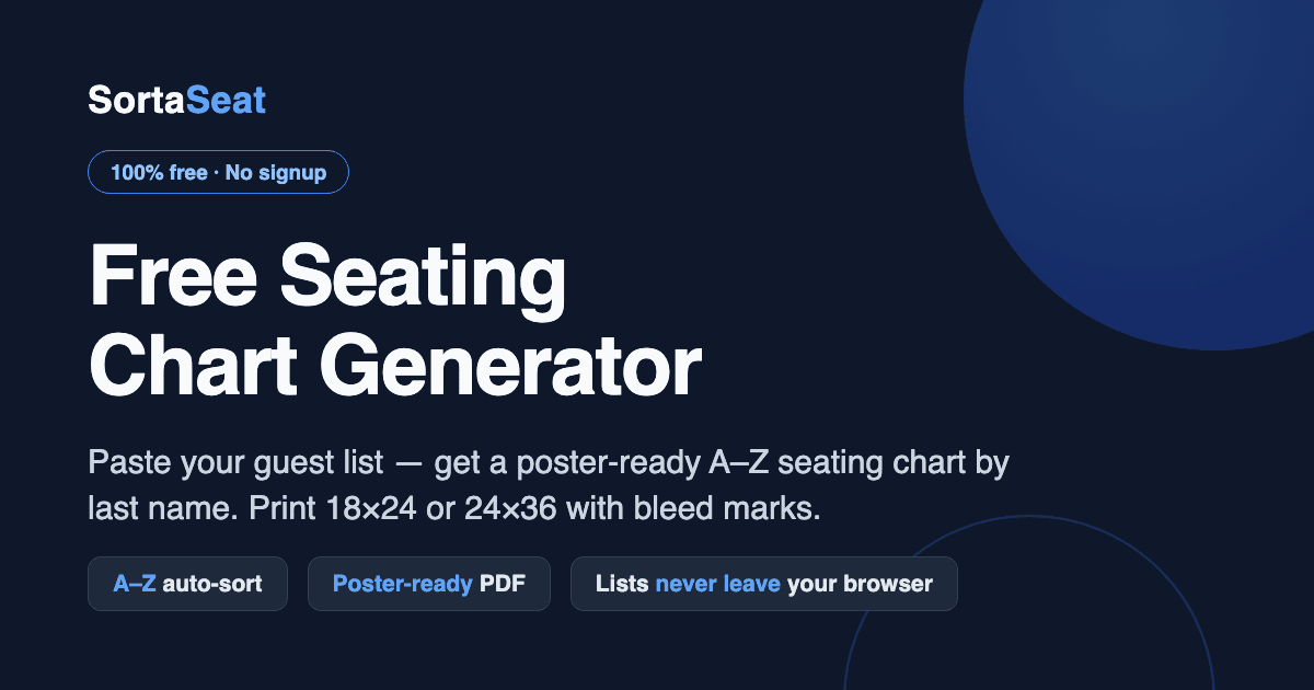 SortaSeat screenshot 1