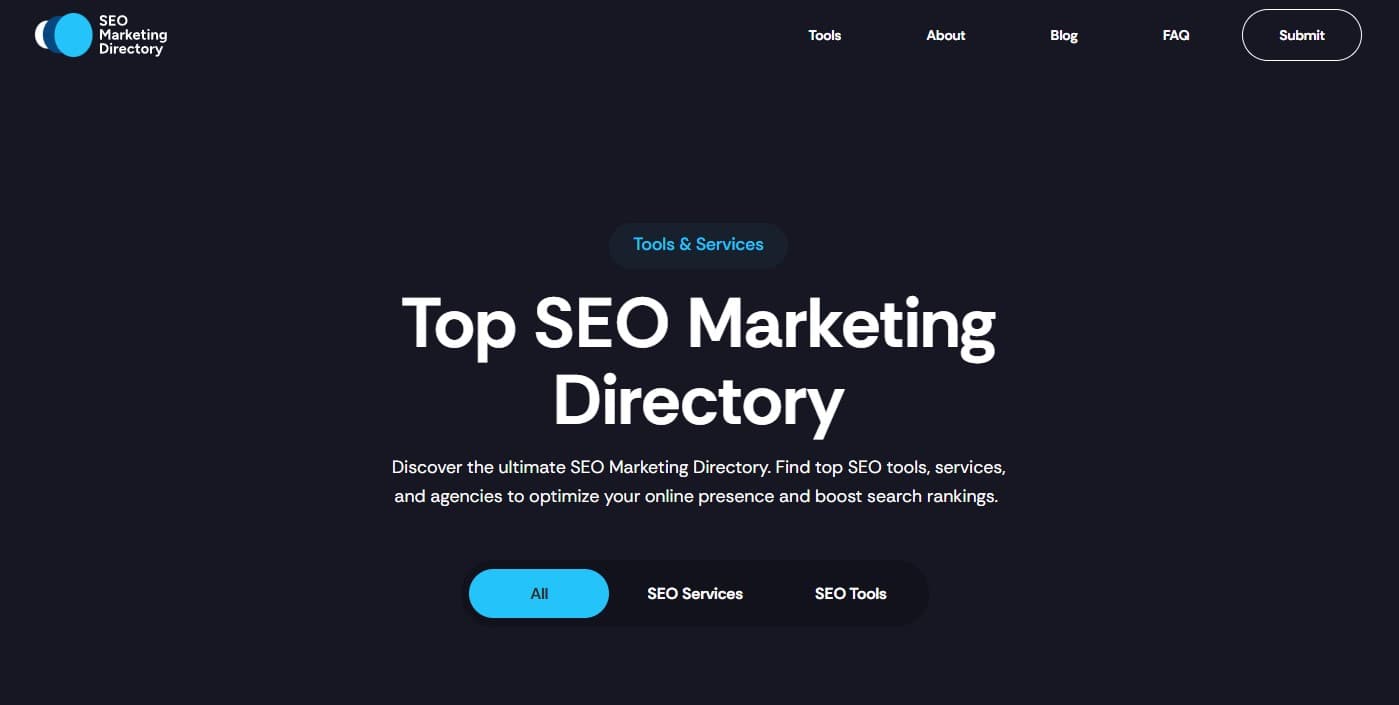 Marketing SEO Directory screenshot 1