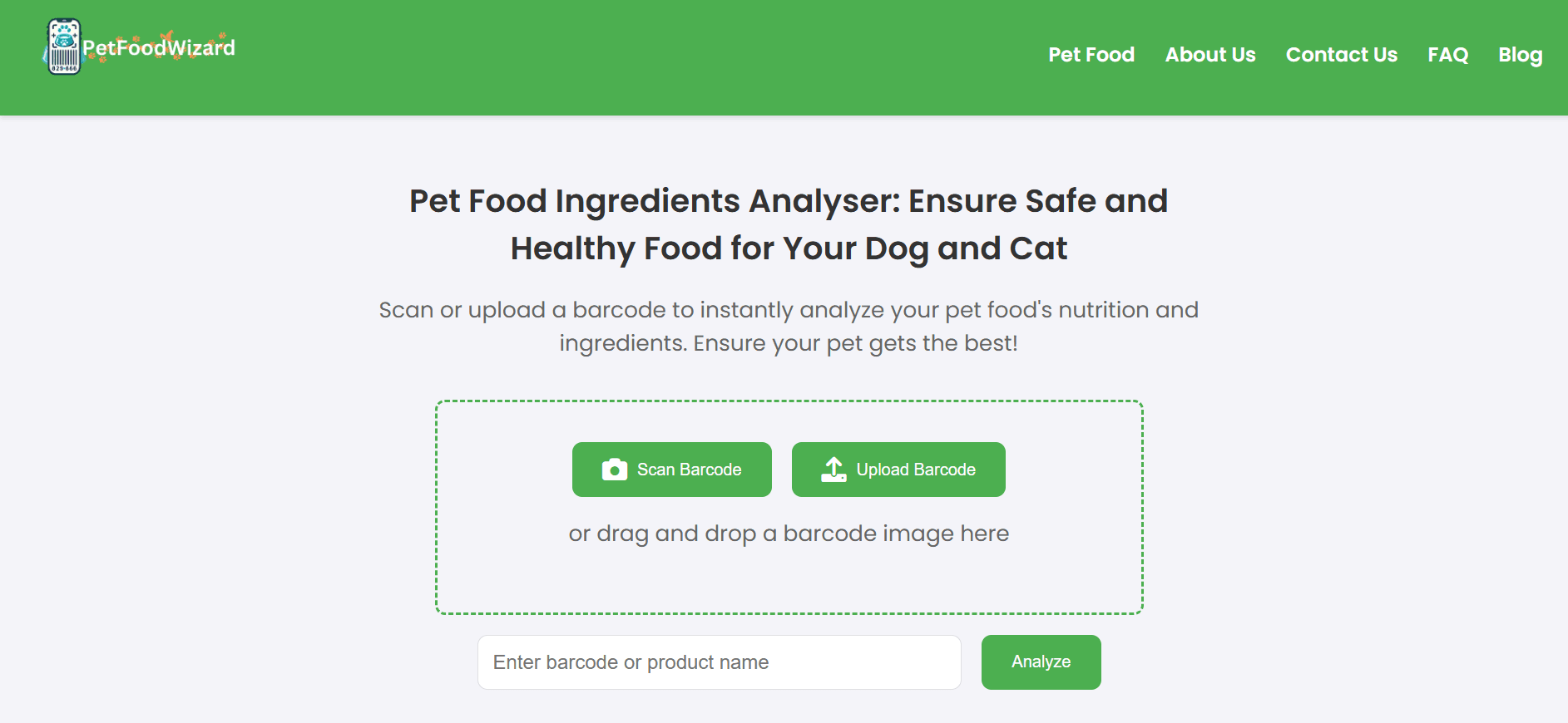 Pet Food Wizard screenshot 1