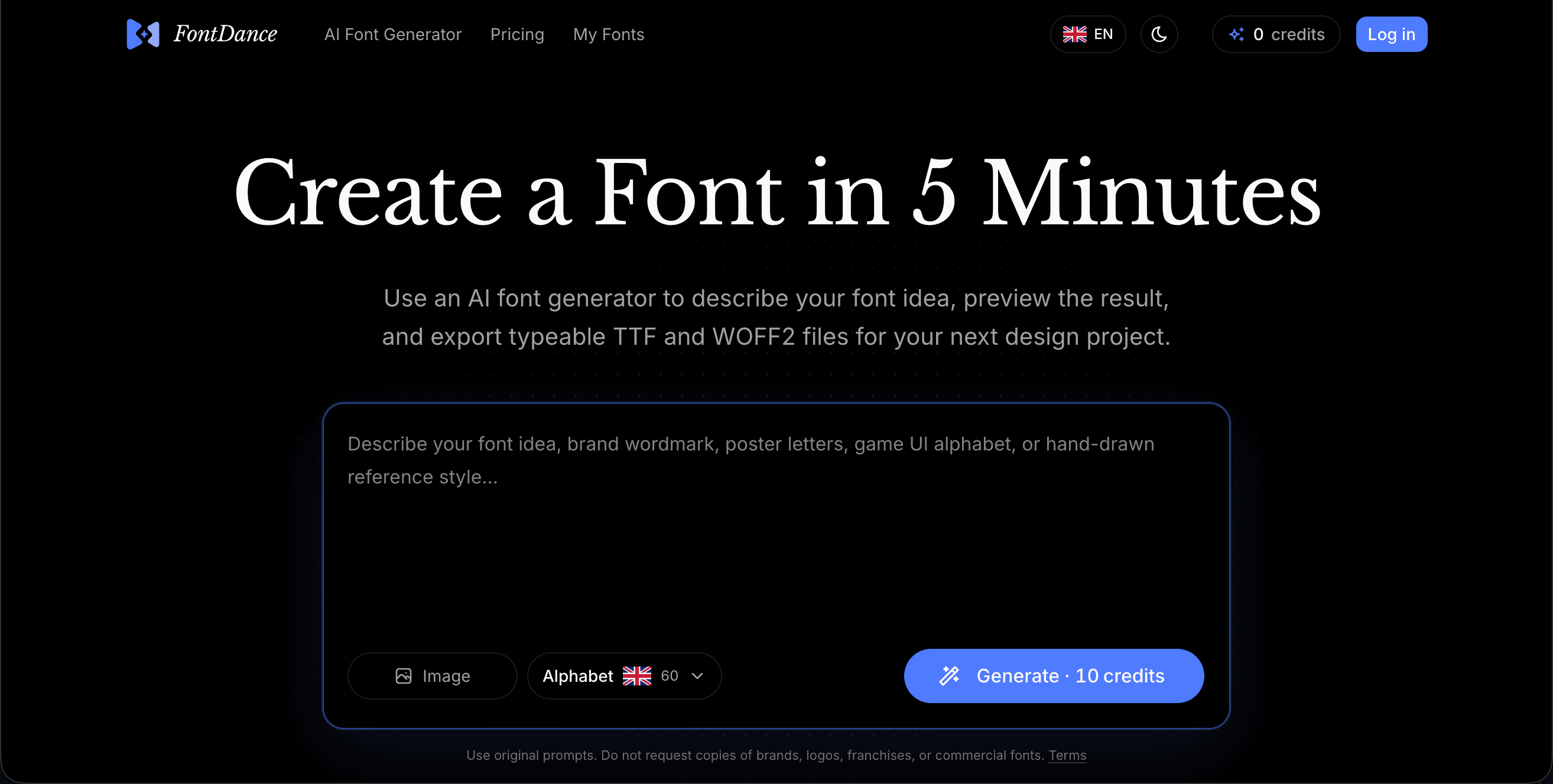 FontDance screenshot 1