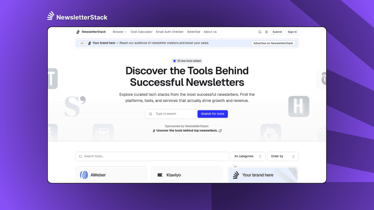 NewsletterStack screenshot 1