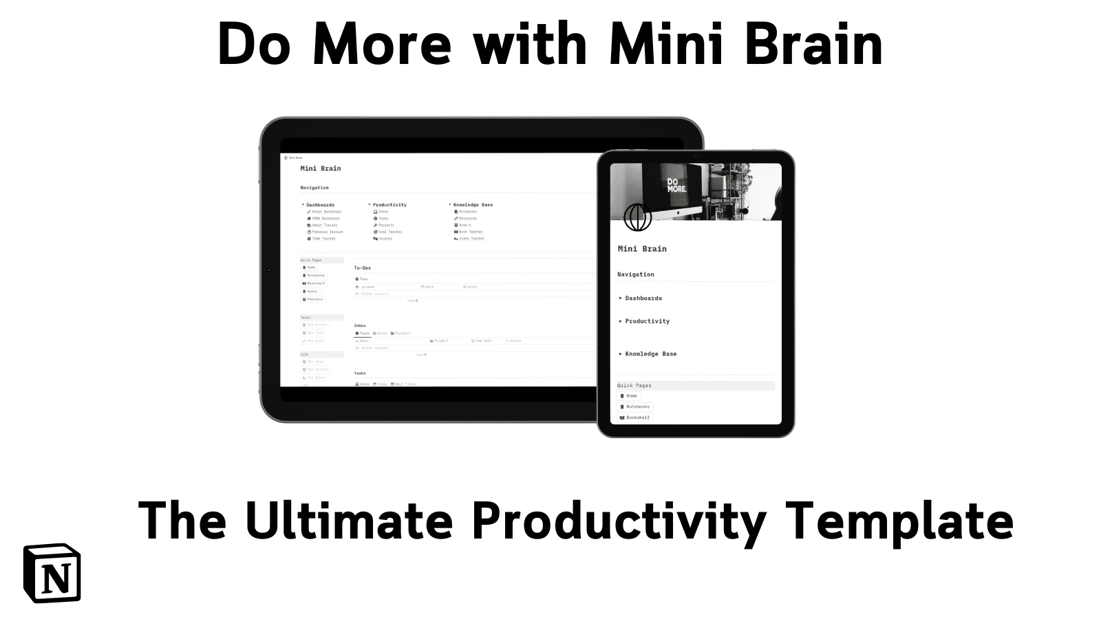 Mini Brain, Notion PARA Template screenshot 1