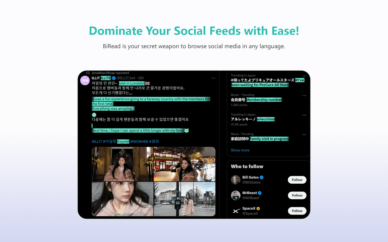 BiRead screenshot 1