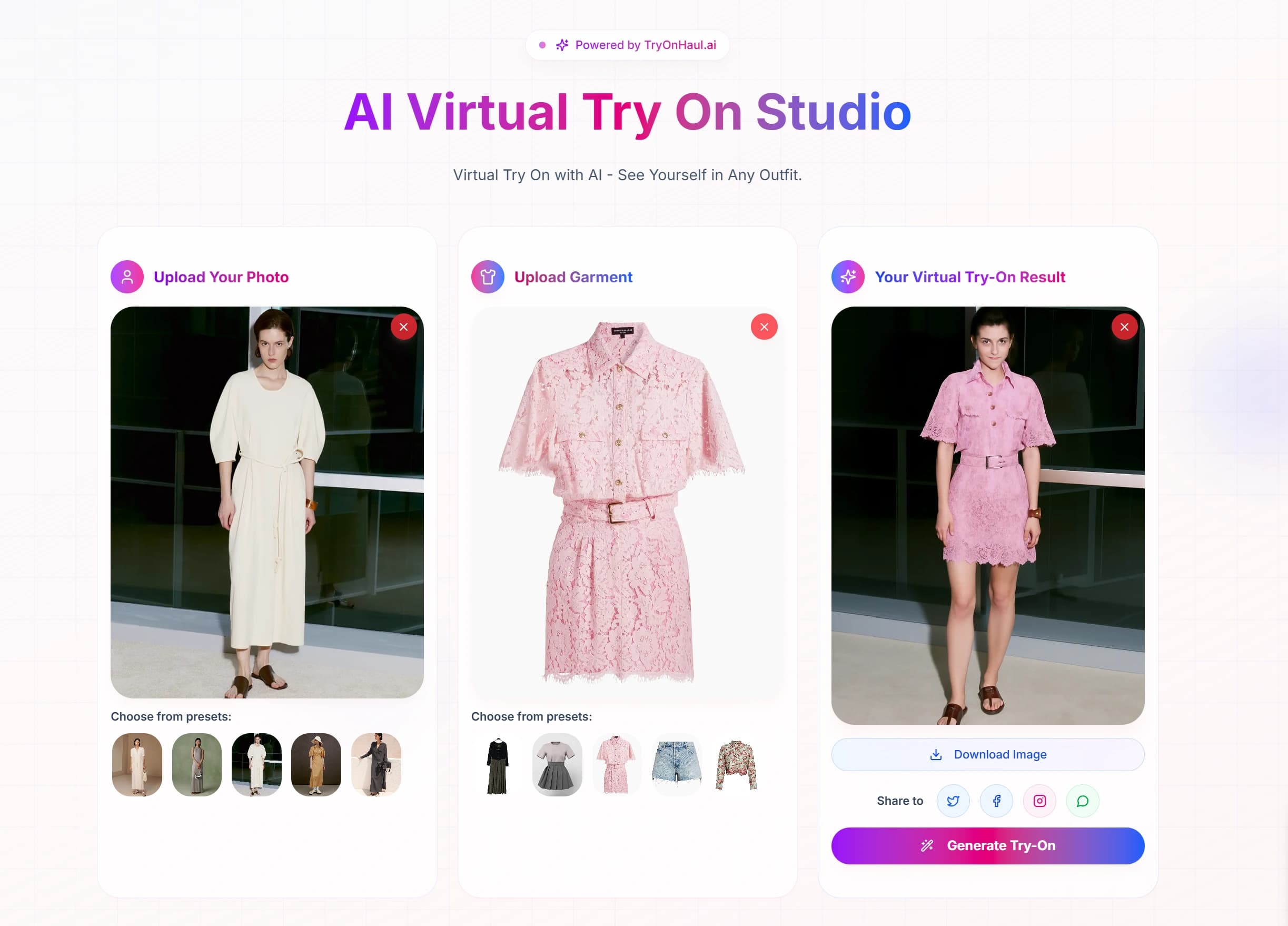 Try On Haul AI screenshot 1