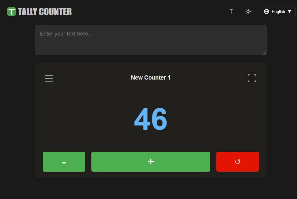 Tally Counter screenshot 1