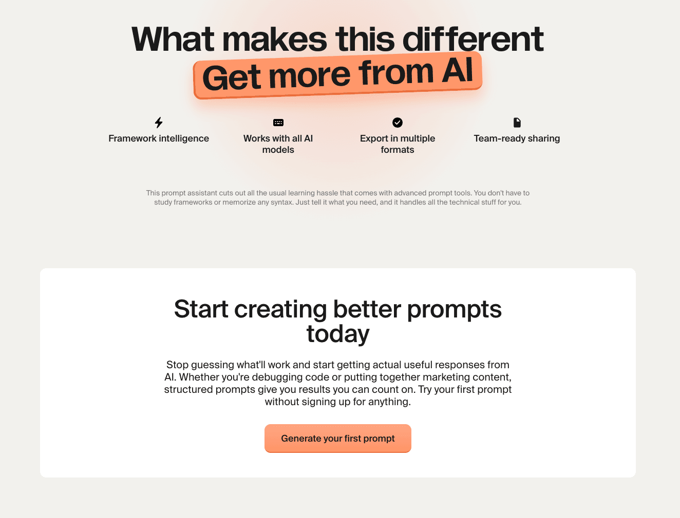TripleTen Prompt Generator screenshot 1