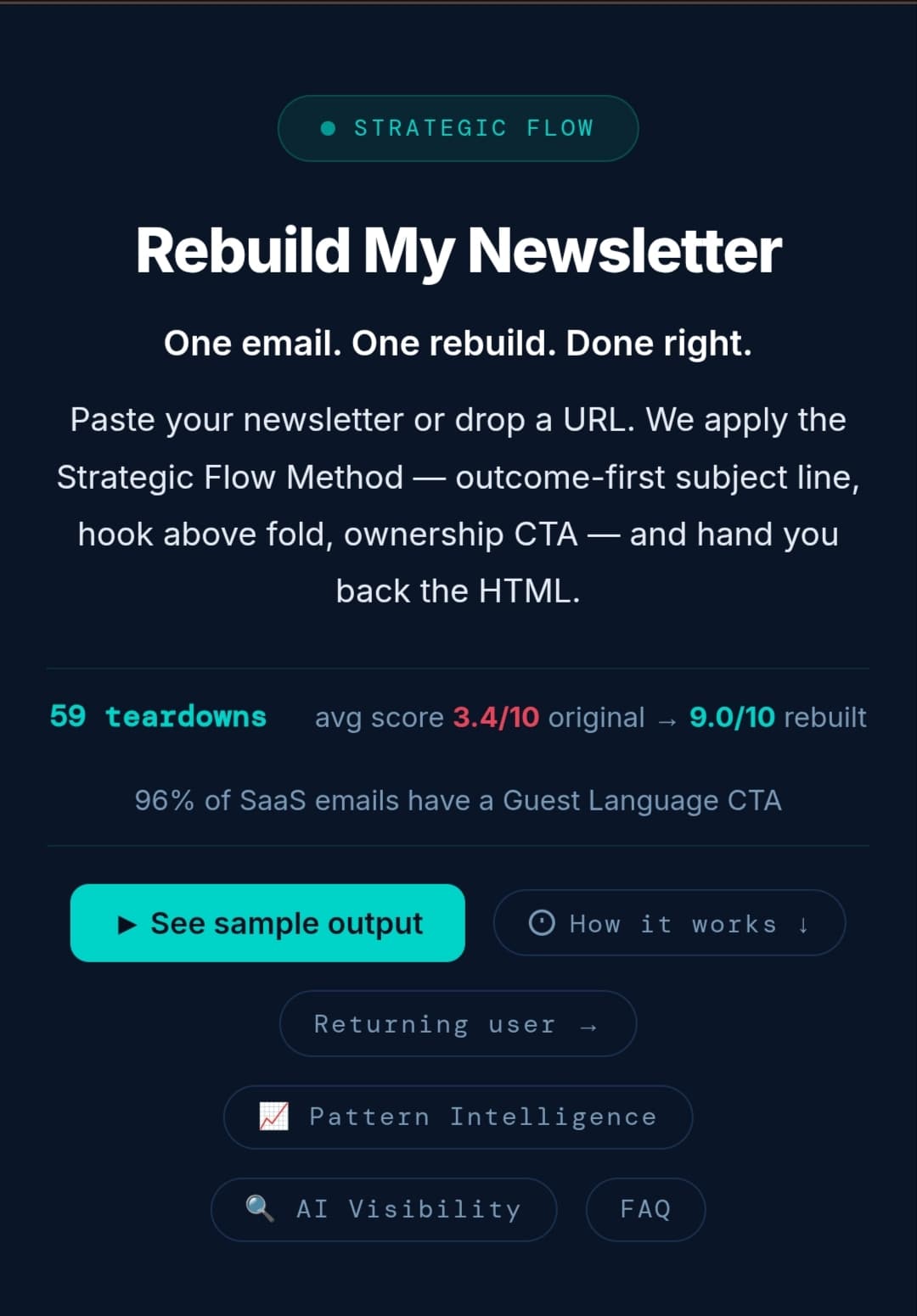 Strategic Flow Audit screenshot 1