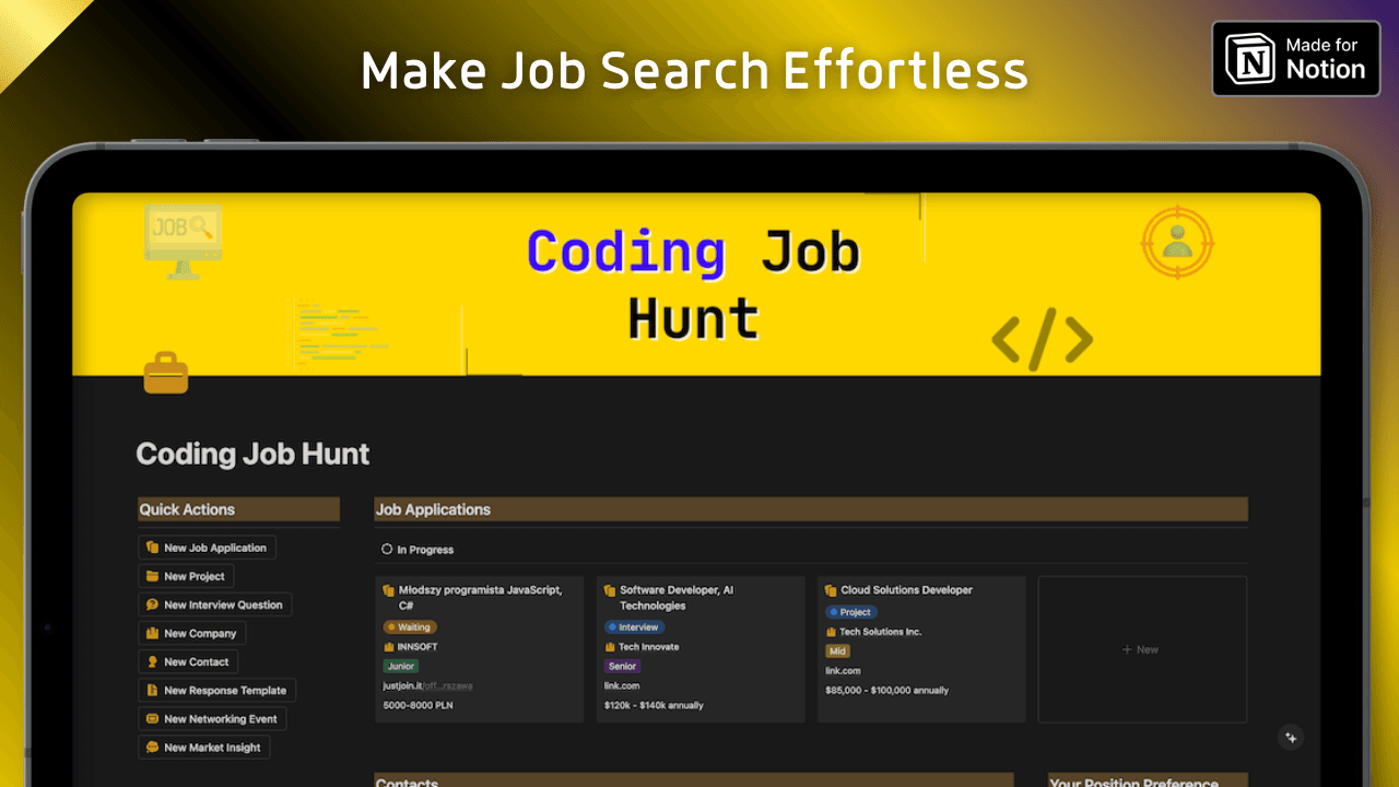 Coding Job Hunt screenshot 1